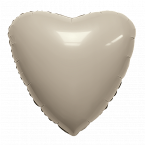 Agura сердце 30'/ 76,5 см (в упаковке) мистик крем 221134 Фольга