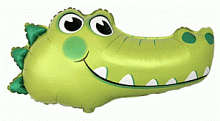 FM фигура 902876 Голова КрокодилаМИНИ 14" фольгированный шар 